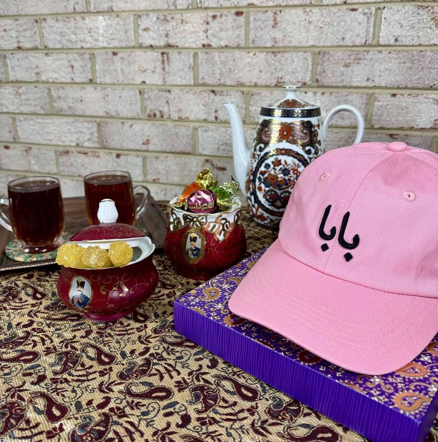 Pink Baba Hat Product Shot
